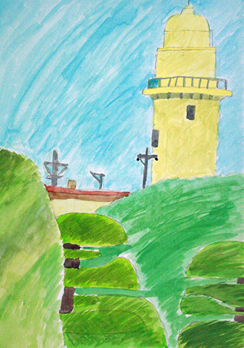 灯台の絵