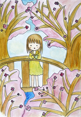 桜の橋