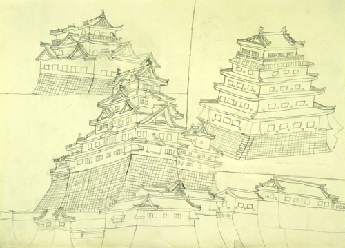 姫路城と彦根城と津山城